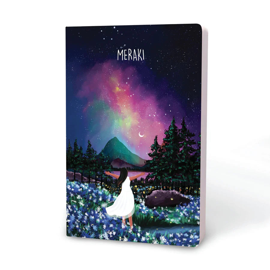 MERAKI :-Ruled Notebook(90 GSM 112 Pages B6 Notebook)