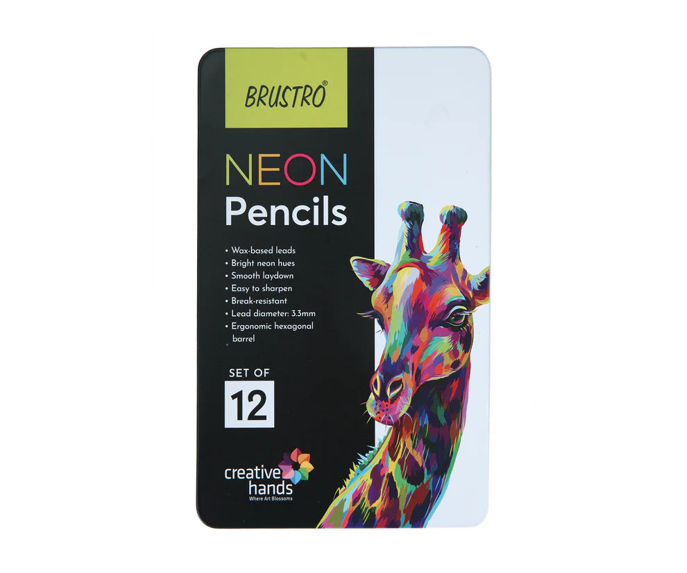BRUSTRO NEON PENCIL SET OF-12
