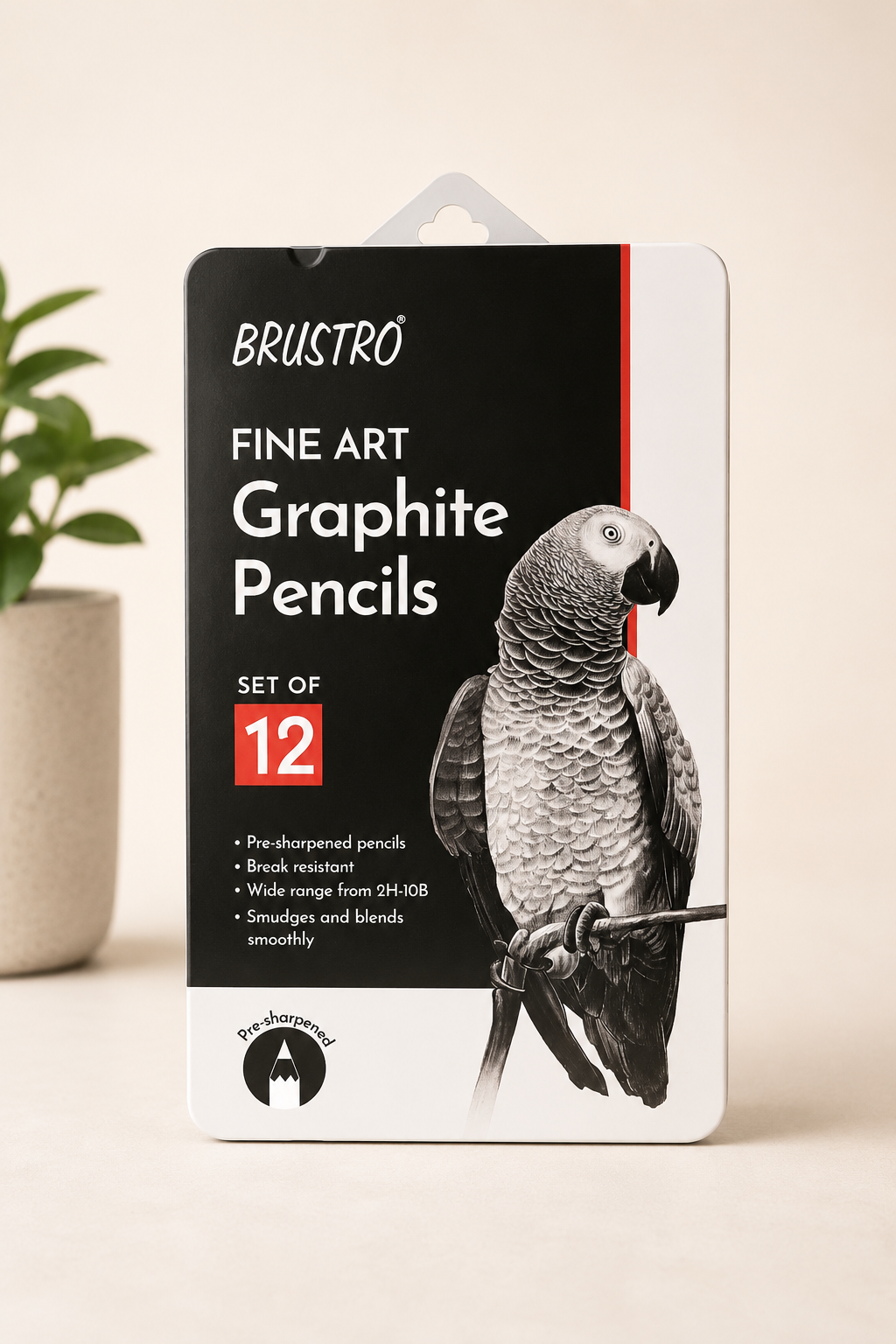 Brustro fine art graphite pencils set of 12 for sketching drawing and shading