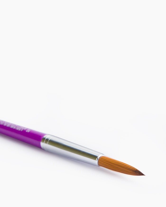 Camel Champ Round Brush No. 10 for acrylic, watercolour, and oil painting — premium synthetic round brush