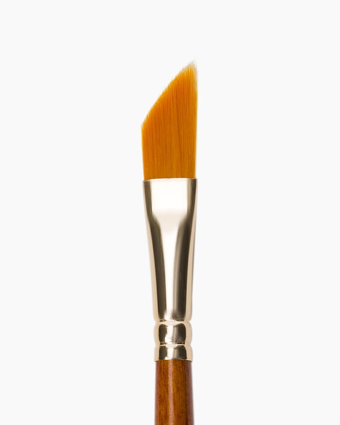 Close-up view of Camlin Dagger Brush showing sharp edge and tapered point