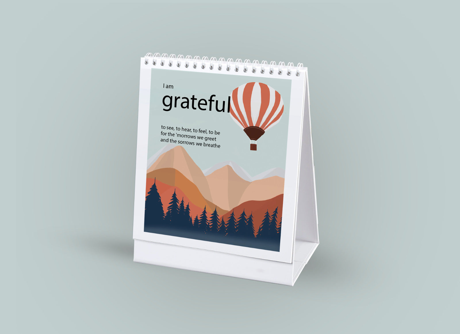 Mood Flip book with 25 I AM poems and emotional artwork