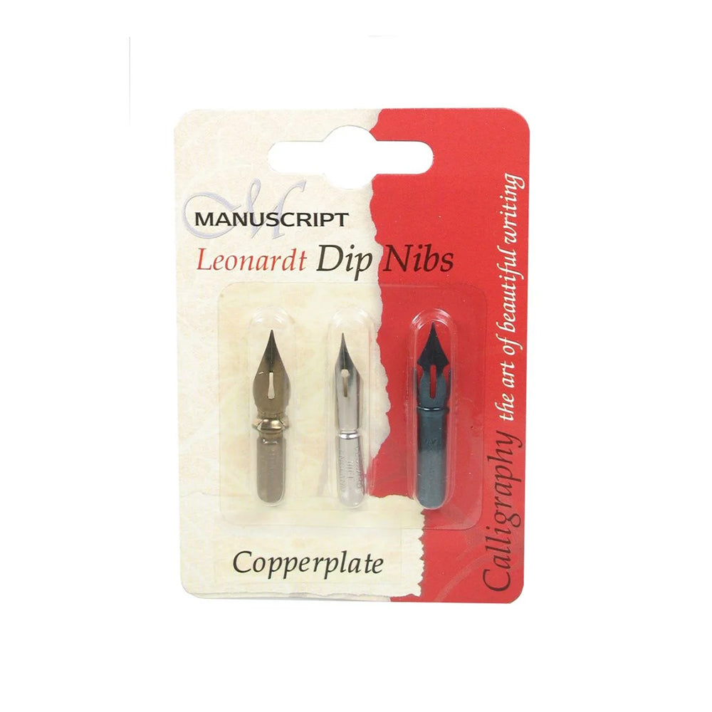 Manuscript Copperplate Dip Nibs - Set of 3