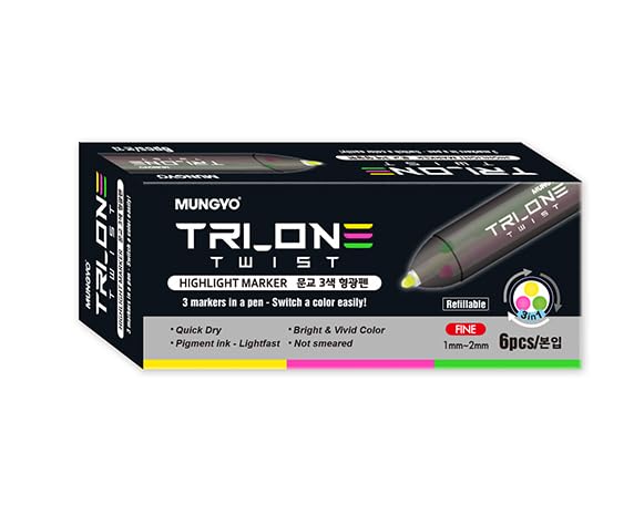 MUNGYO TRIONE TWIST-3IN1 HIGHLIGHTER