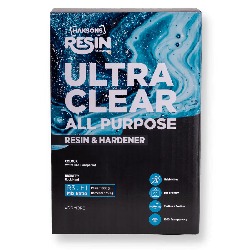 Haksons Ultra Clear All Purpose Epoxy Resin and Hardener (3:1)