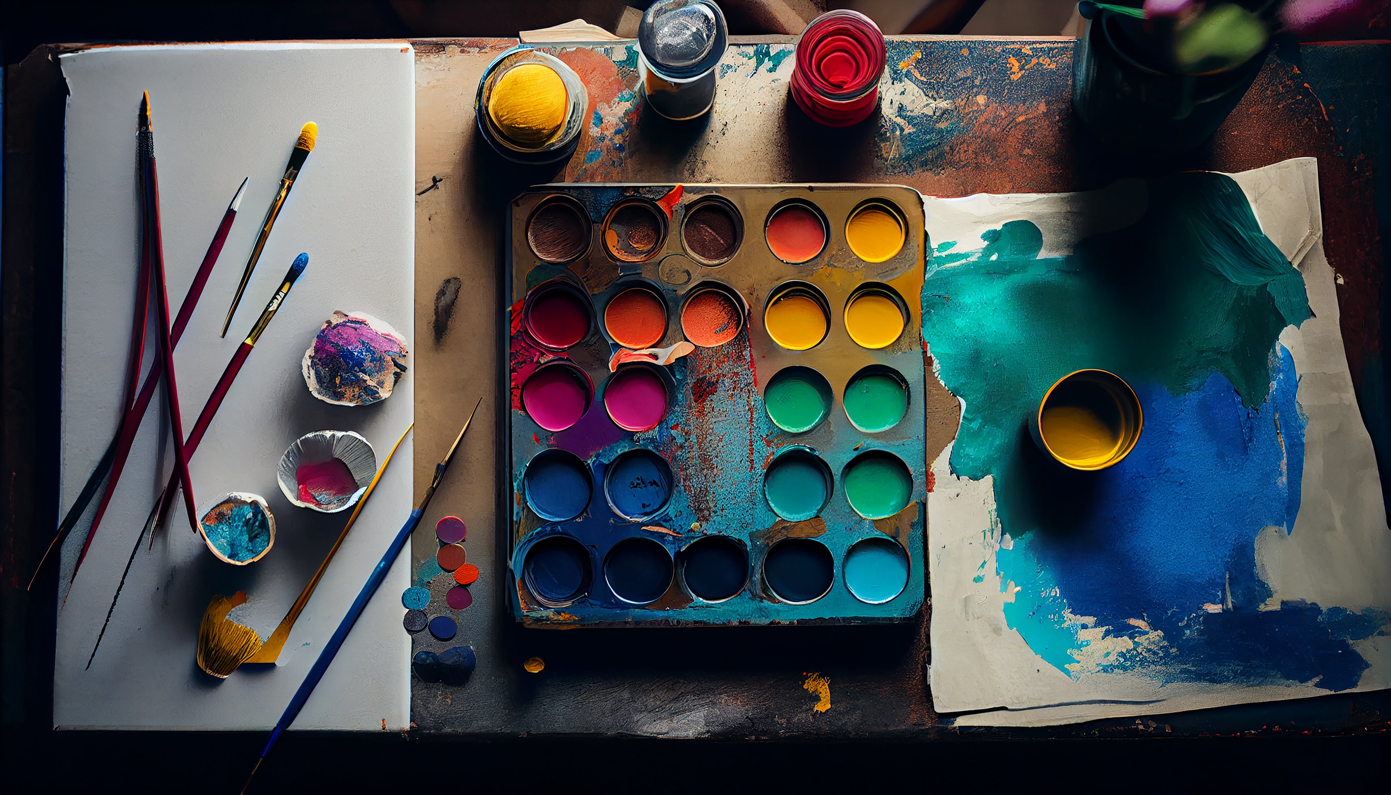 different painting techniques