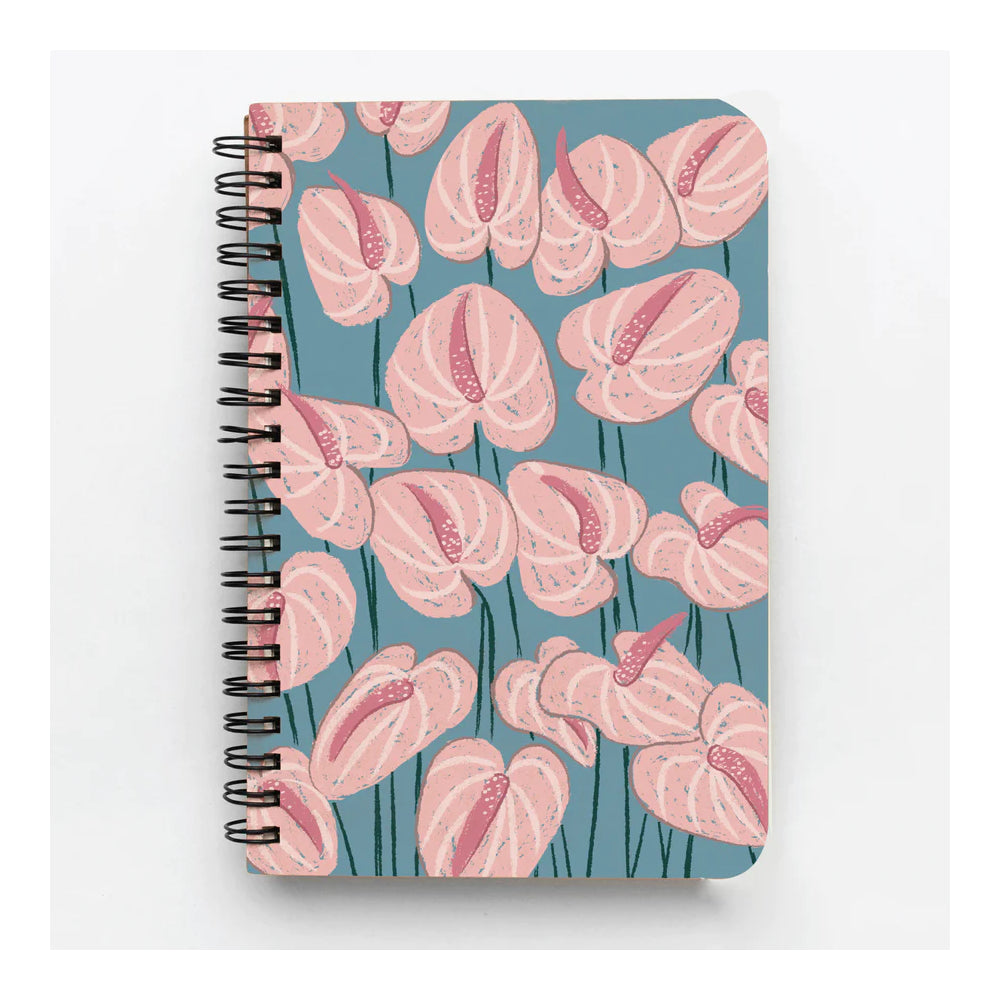 Spiral notebook plain | A5 Plain Notebook