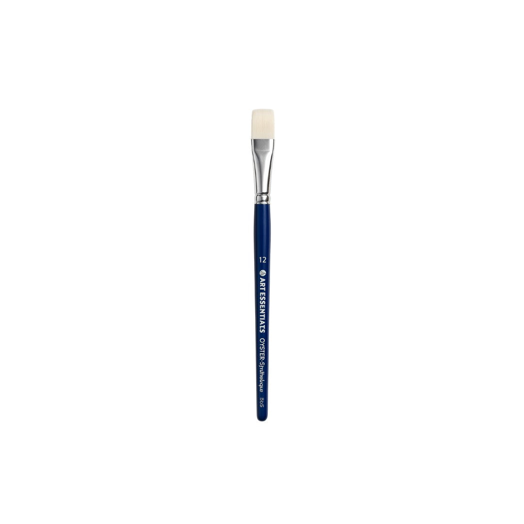 Art Essentials  Oyster White Brush – 965 Series (Flat) for Watercolour & Acrylic