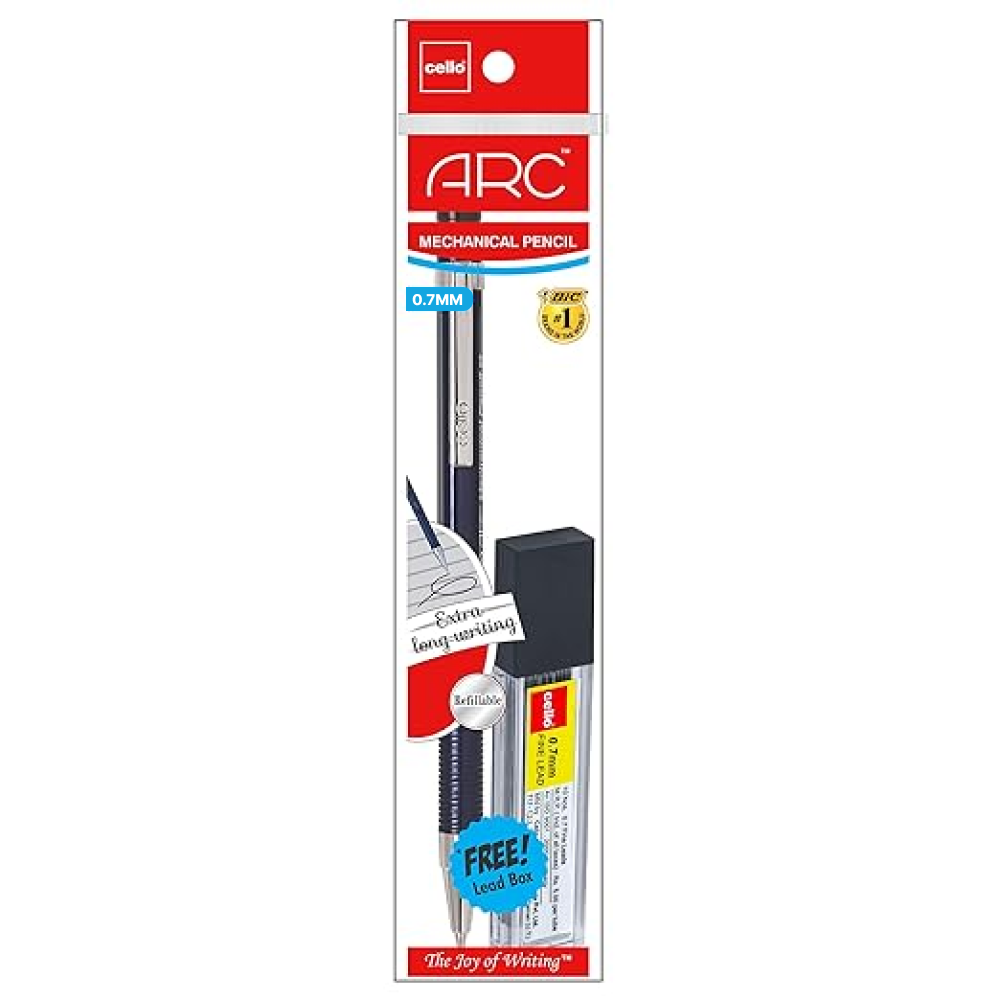 Cello Arc 0.7mm Mechanical Pencil, Pack of 10