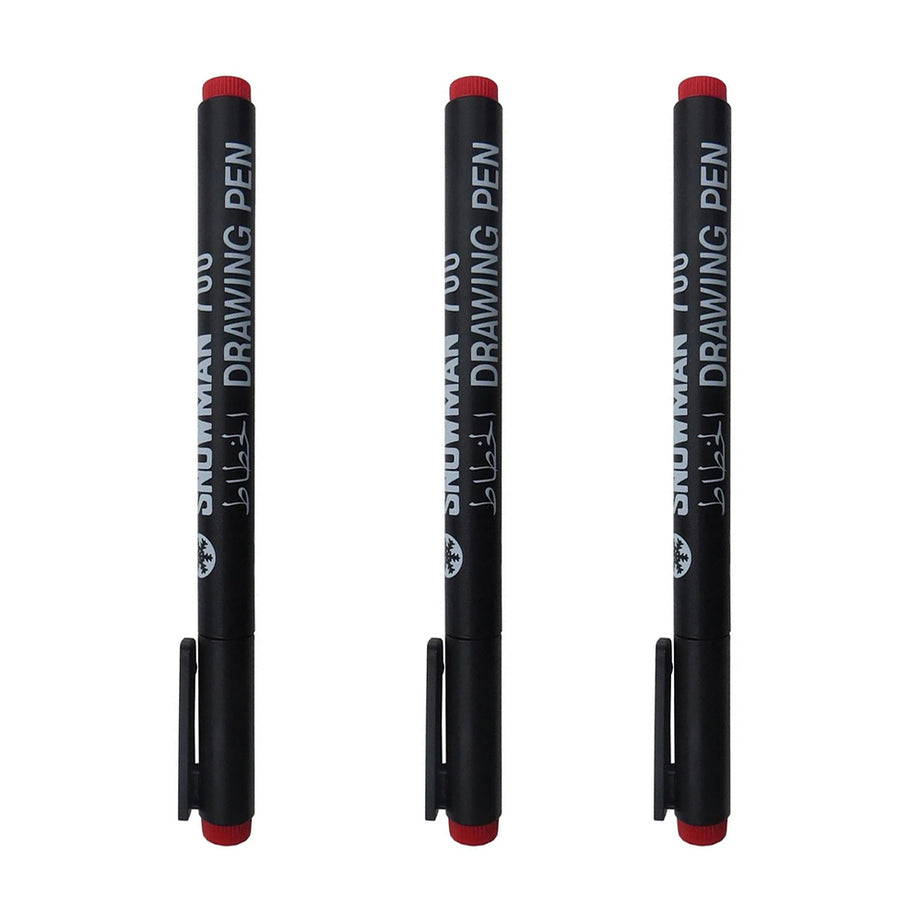 Snowman Set 3 calligraphy Pens -1.0 mm/2.0 mm/3.0mm