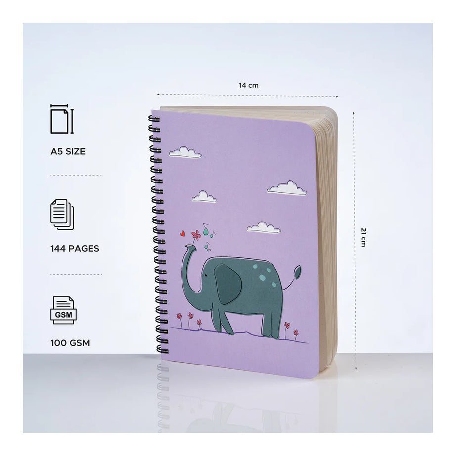 Spiral Notebook | A5 Plain