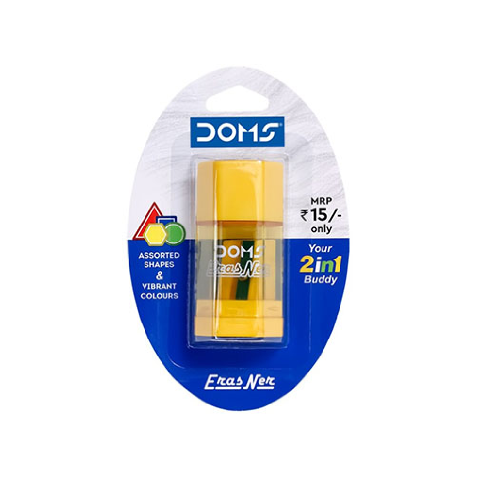 Doms 2 in 1 sharpener and eraser