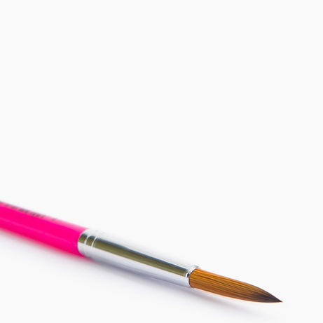 Camel Champ Round Brush No. 9 — Premium Synthetic Round Brush for Acrylic, Watercolour & Oil Painting