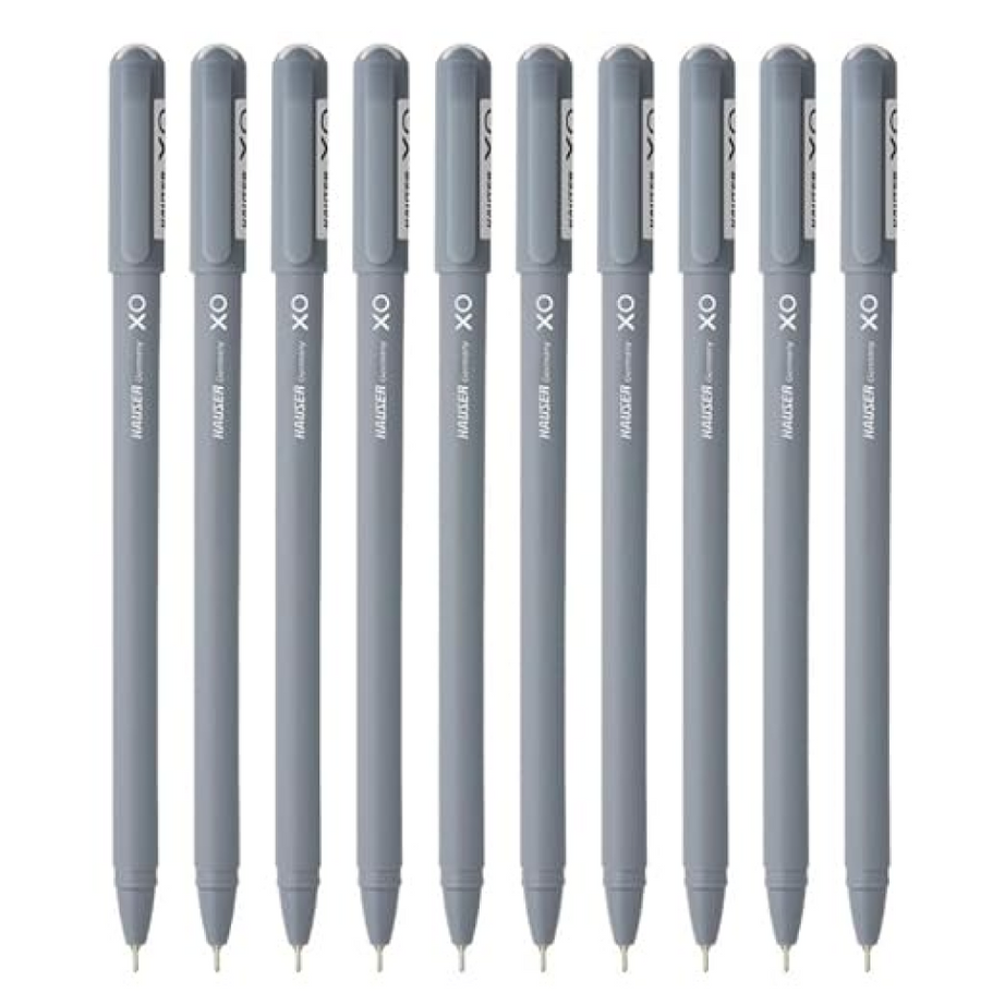 Hauser XO Red Ink Ball Pen, Pack of 10