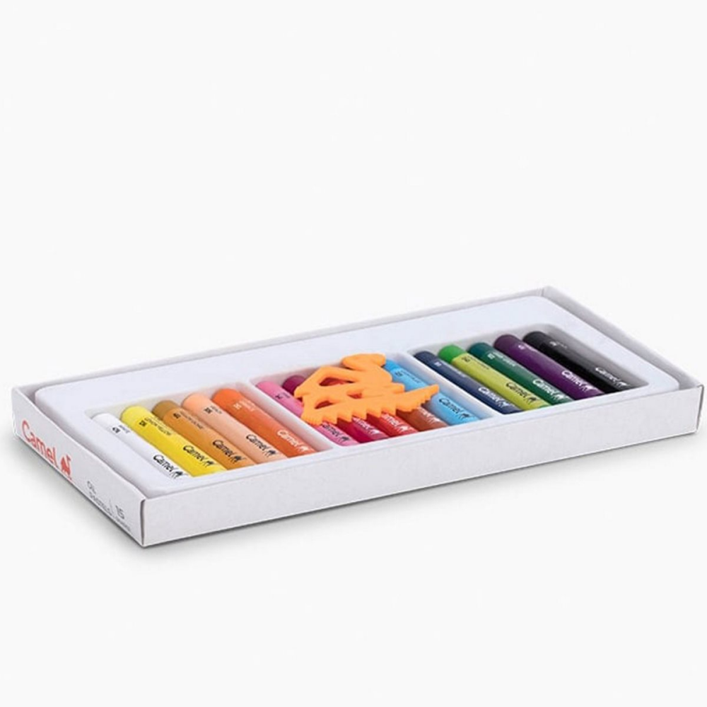 Camel Oil Pastel, 15 Shades