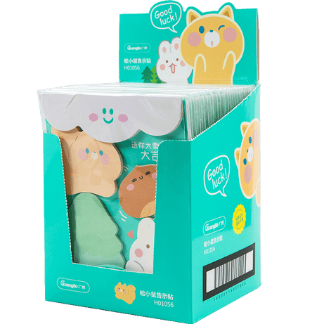 GuangBo H01056 Sticky Notes – 4 Pack (20 Sheets Each)