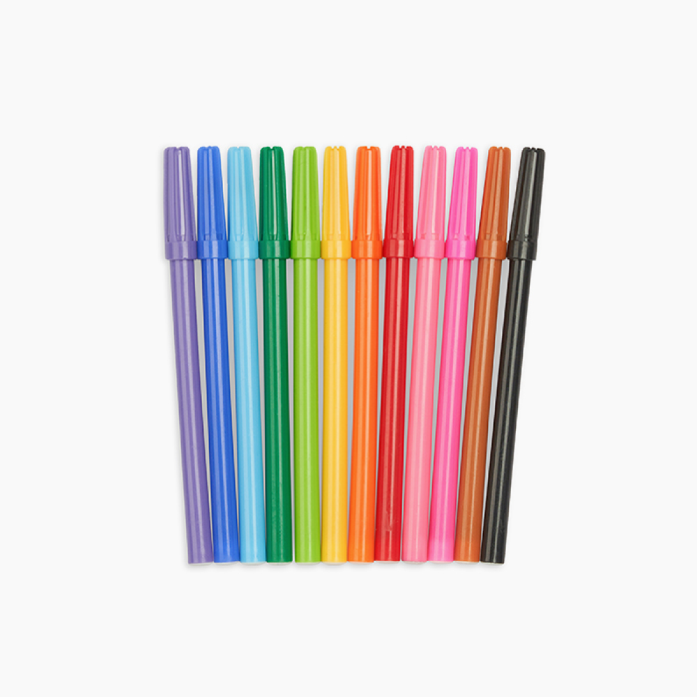 Camel Sketch Pens Assorted pack of 12 shades, Full size