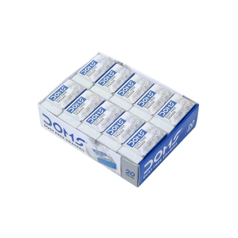 Doms Dust Free Erasers, Pack of 20