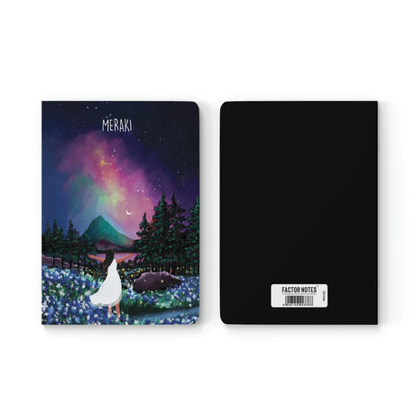 MERAKI :-Ruled Notebook(90 GSM 112 Pages B6 Notebook)