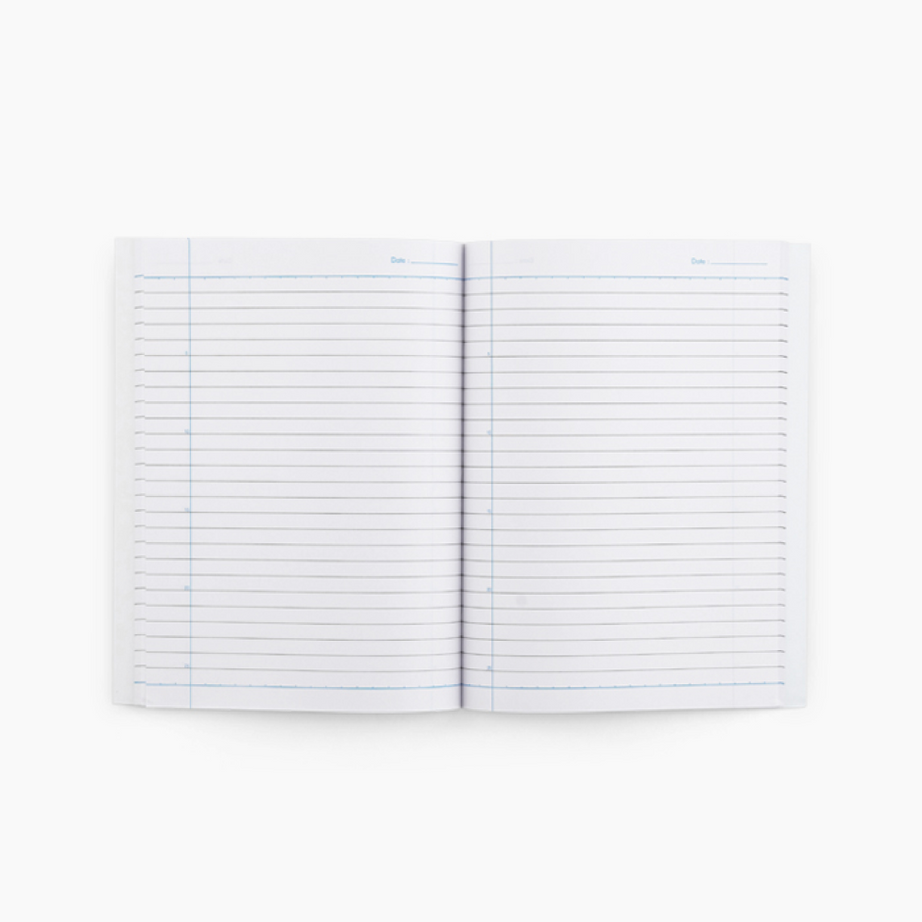 Camlin A5 Notebook - Single Line Ruling Pack of 6 notebooks, 164 pages with pin binding