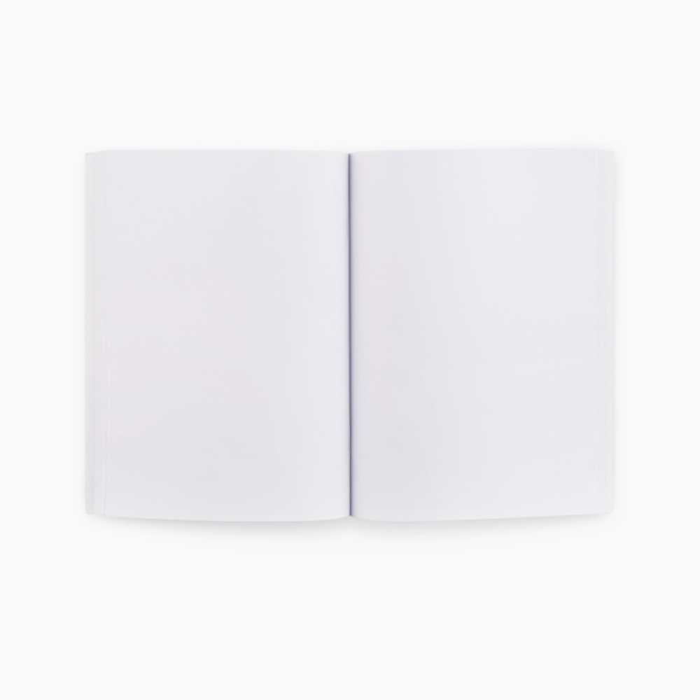 Camlin A4 Notebook - Unruled Pack of 6 notebooks, 172 pages with pin & spiral binding