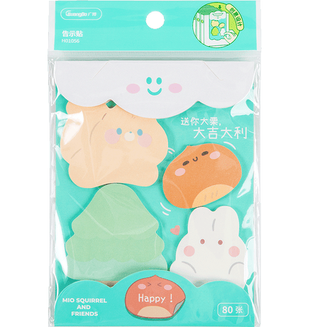 GuangBo H01056 Sticky Notes – 4 Pack (20 Sheets Each)