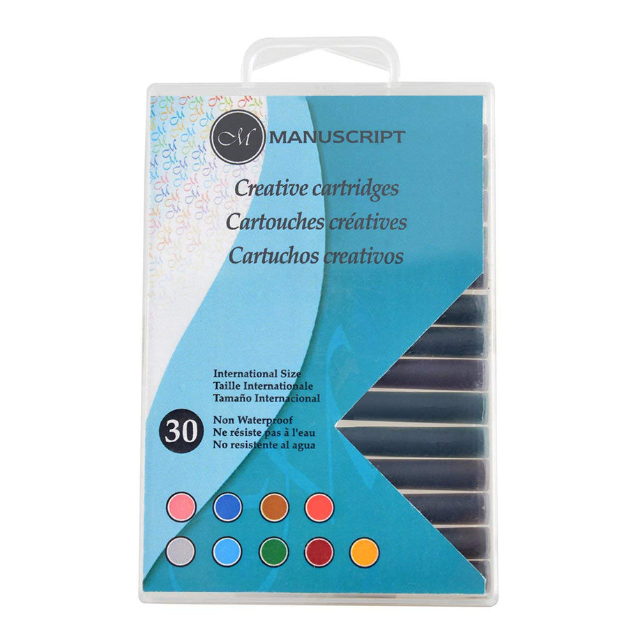 Manuscript Creative Cartridges - Assorted Colours - Set of 30