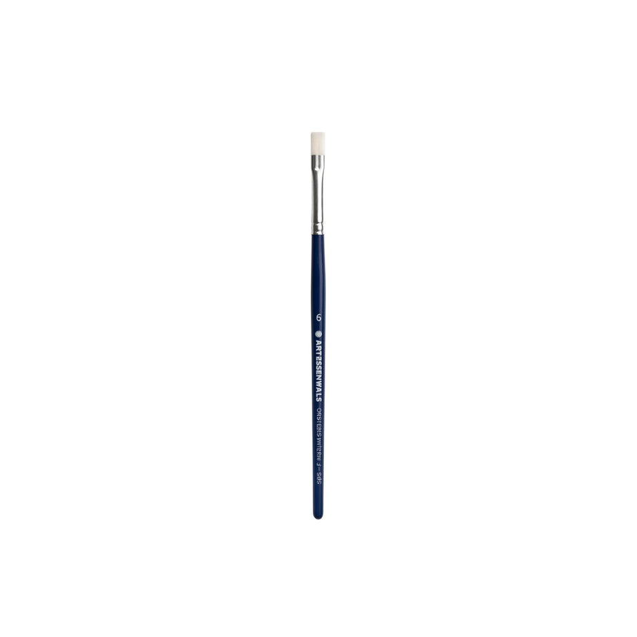 Art Essentials  Oyster White Brush – 965 Series (Flat) for Watercolour & Acrylic