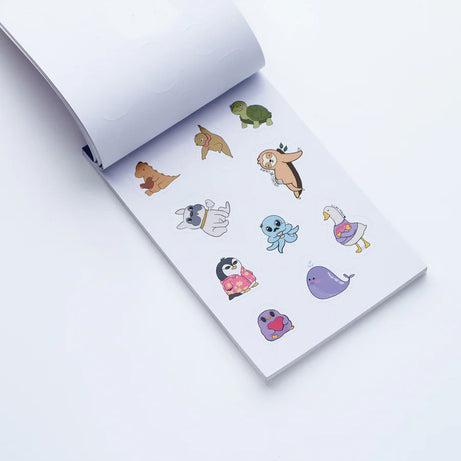 Stick Sticky Sticker Book / 600+ stickers/ 32 pages 