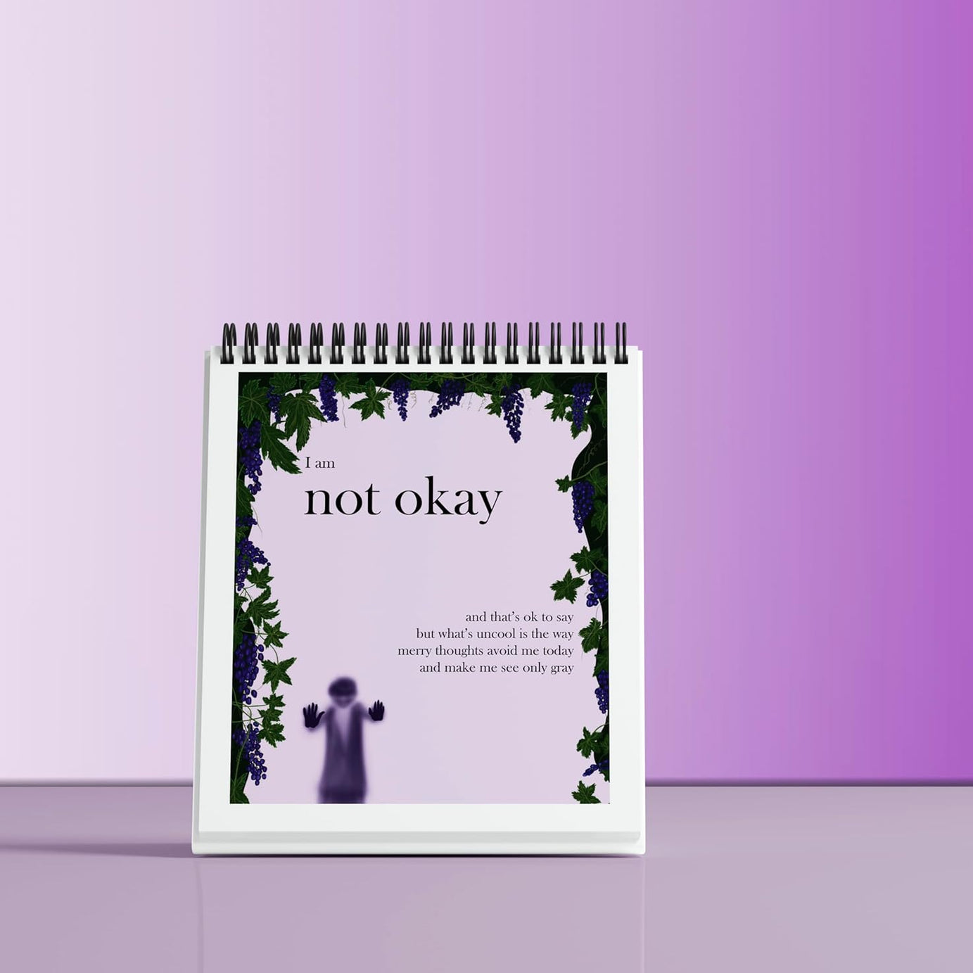 Emotional awareness poetry book with artistic illustrations