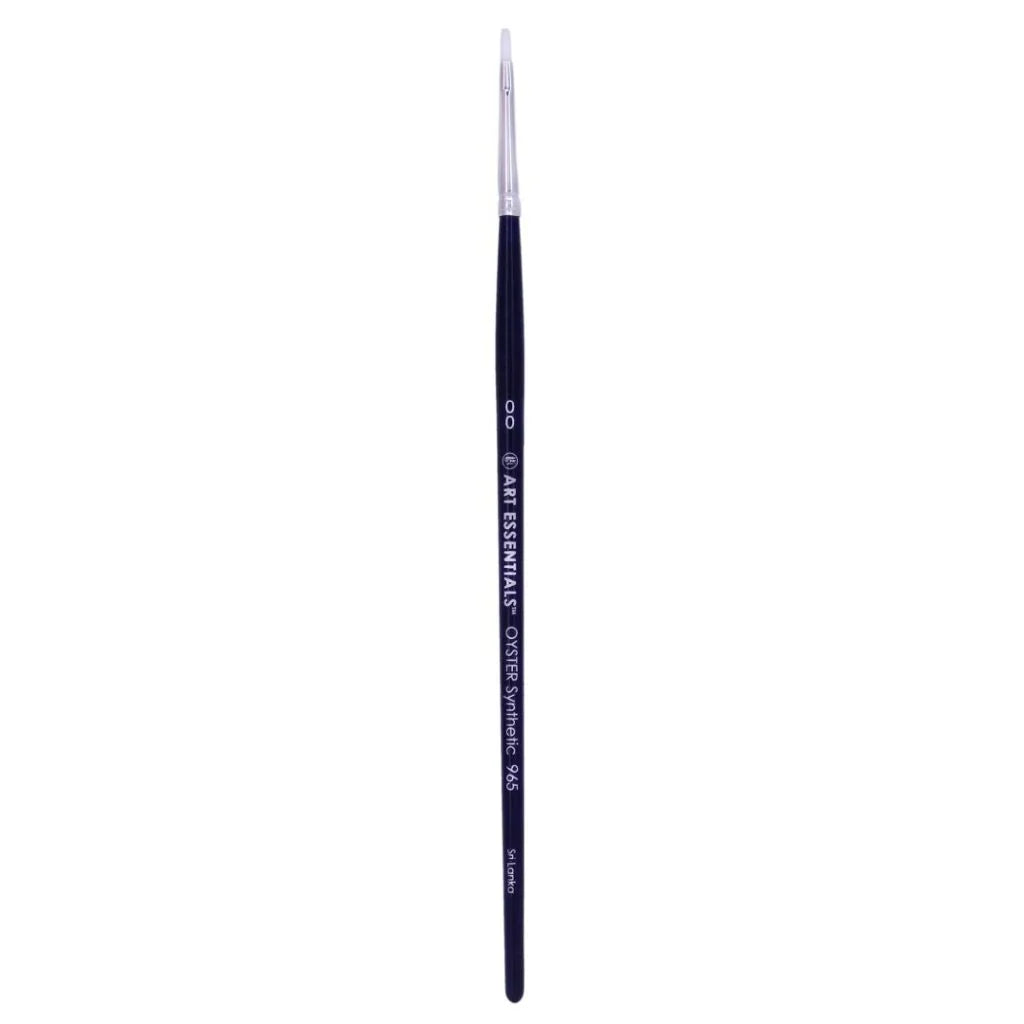 Art Essentials  Oyster White Brush – 965 Series (Flat) for Watercolour & Acrylic