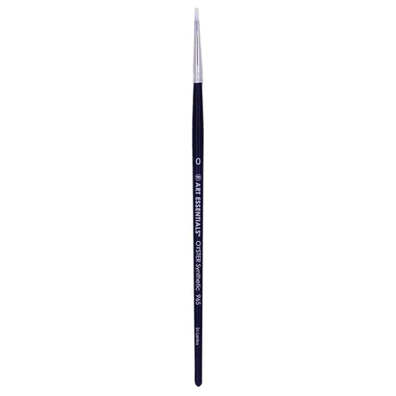 Art Essentials  Oyster White Brush – 965 Series (Flat) for Watercolour & Acrylic