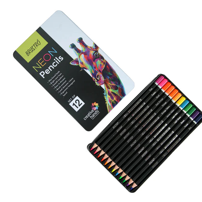 BRUSTRO NEON PENCIL SET OF-12