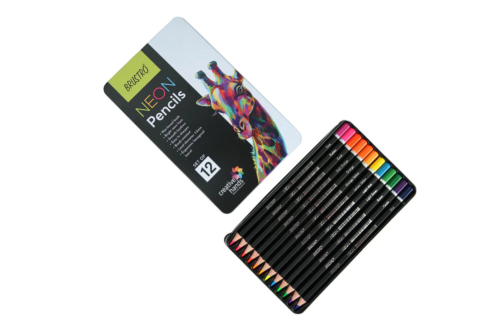 BRUSTRO NEON PENCIL SET OF-12