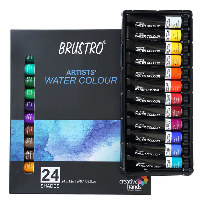 BRUSTRO ARTIST WATER COLOUR-24SHADES