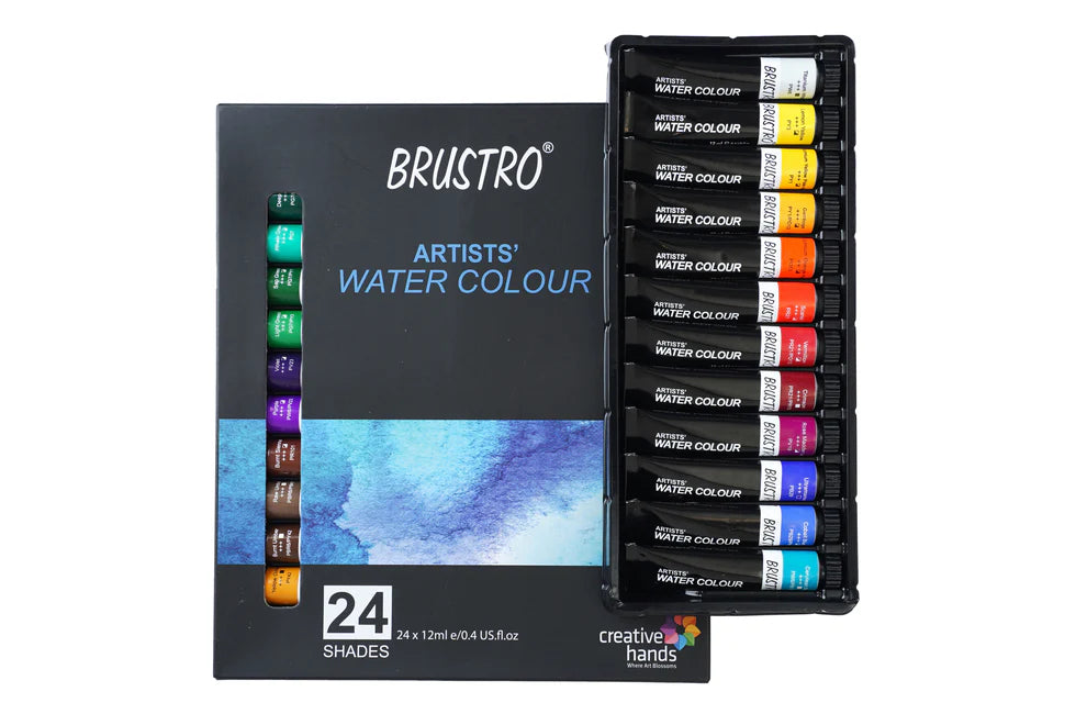 BRUSTRO ARTIST WATER COLOUR-24SHADES