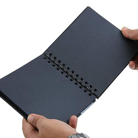 BRUSTRO BLACK SKETCH BOOK-6X6