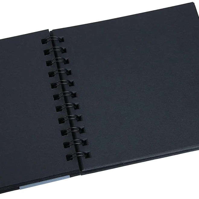 BRUSTRO BLACK SKETCH BOOK A5