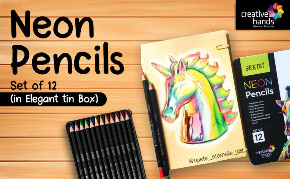 BRUSTRO NEON PENCIL SET OF-12