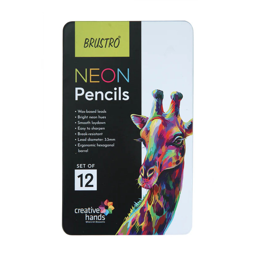 BRUSTRO NEON PENCIL SET OF-12