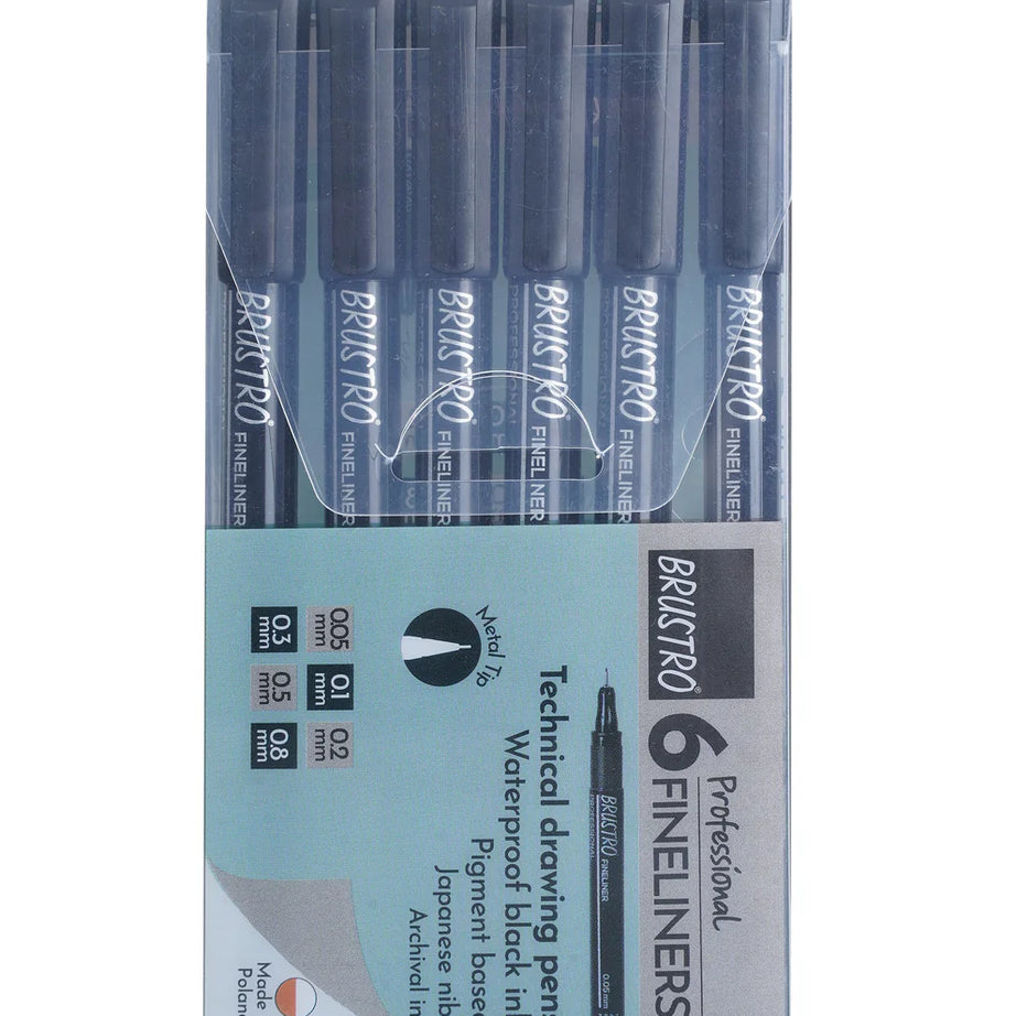 BRUSTRO PROFESSIONAL FINELINERS-SET OF – The Good Store