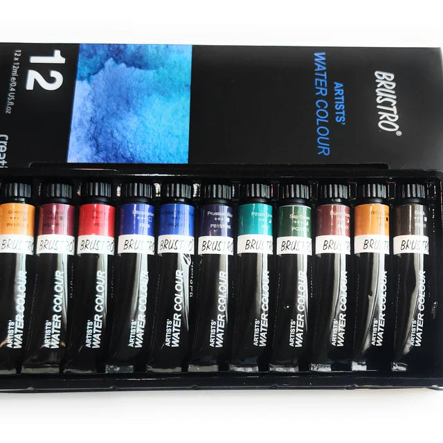 BRUSTRO ARTIST WATER COLOUR-12SHADES