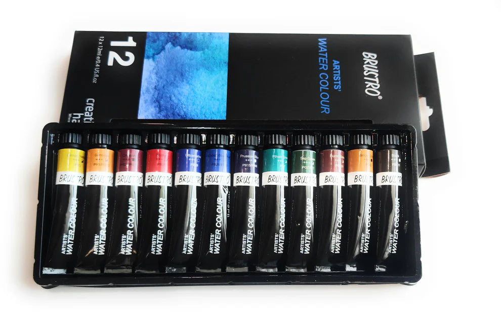 BRUSTRO ARTIST WATER COLOUR-12SHADES
