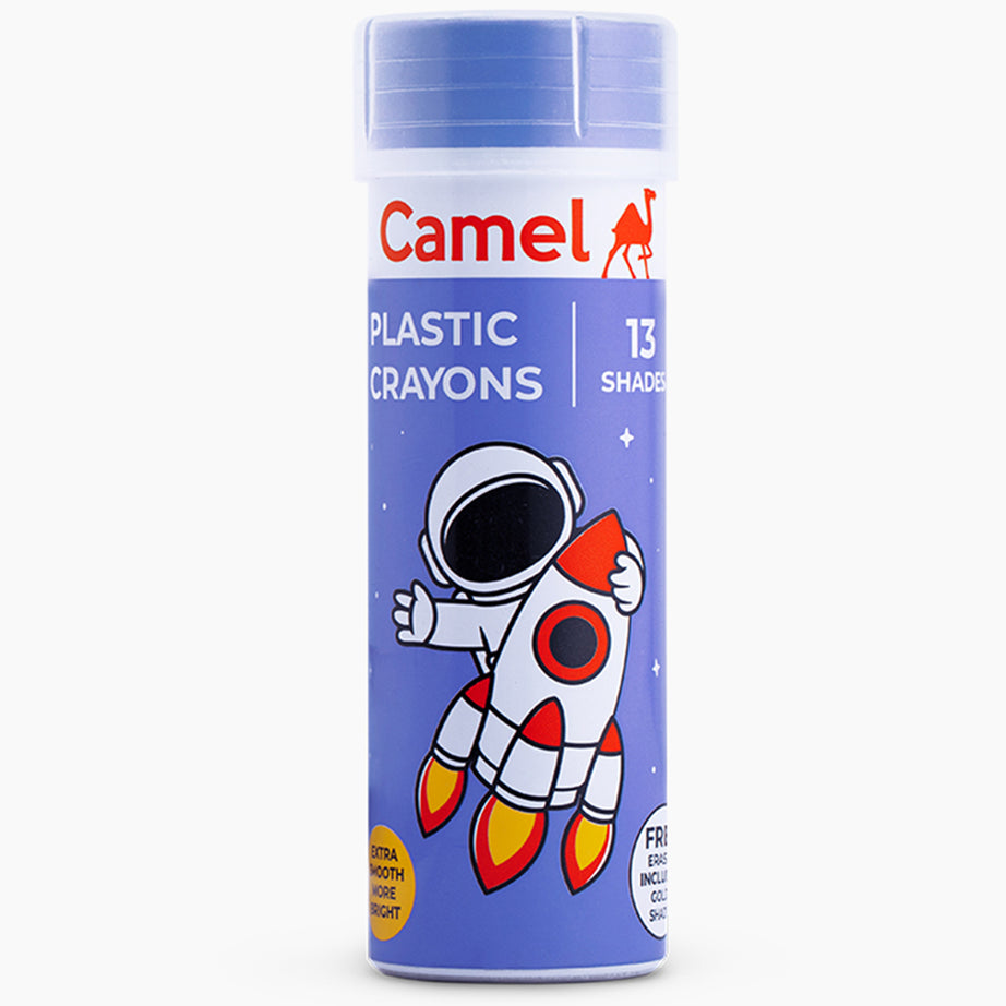 Camel Plastic Crayons 13 Shades