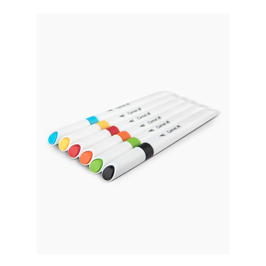 Camlin Brush Pen - 6 Shades