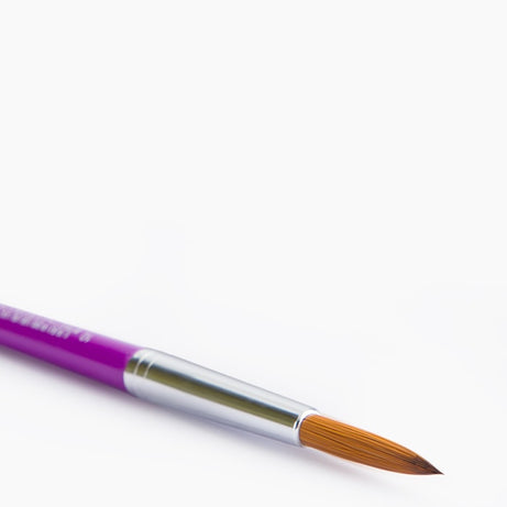 Camel Champ Round Brush No. 10 for acrylic, watercolour, and oil painting — premium synthetic round brush