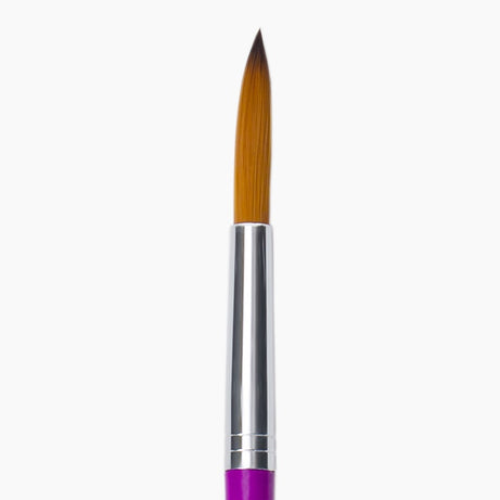 Camel Champ Round Brush No. 11 for acrylic, watercolour, and oil painting — premium synthetic round brush