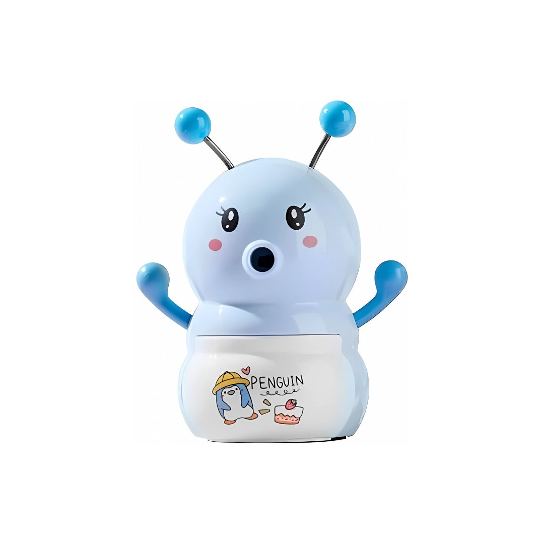 Child using Kinbor Cute Ant Pencil Sharpener on a school desk