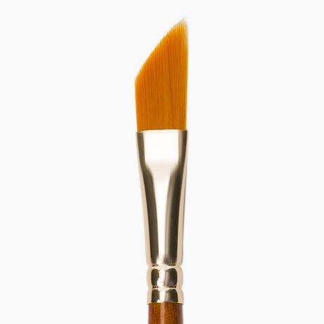 Close-up view of Camlin Dagger Brush showing sharp edge and tapered point