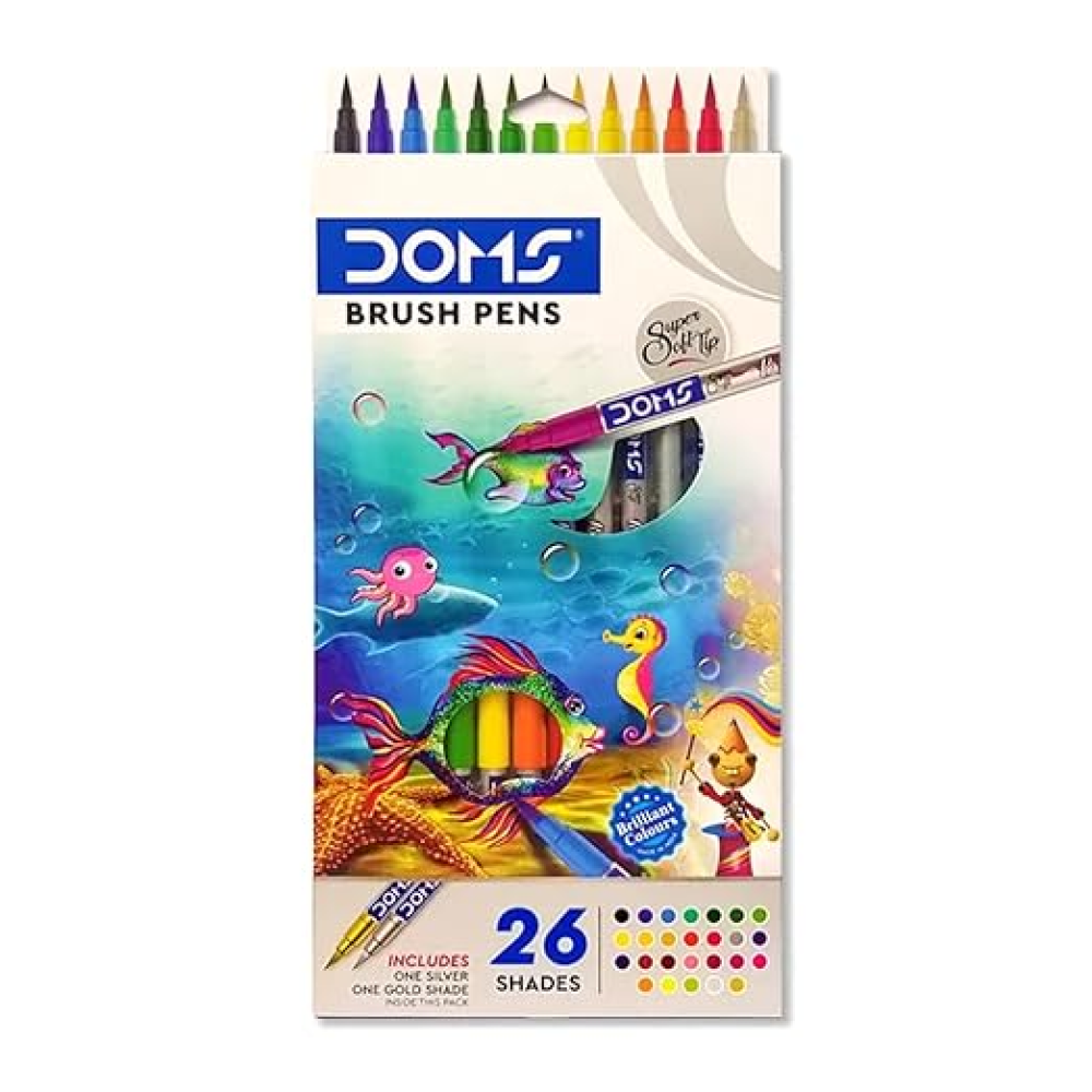 Doms Brush Pens 26-Shades